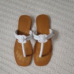 White Sandals Size 40